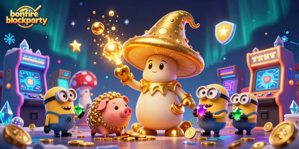 Transform your winnings at bonfireblockparty with a magical casino experience amidst treasure!